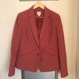 REISS ARETHA Apricot Dusty Rose Blazer